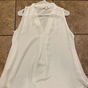She + Sky white blouse size Large